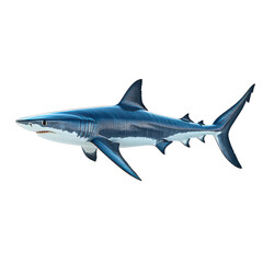 Thresher Shark isolated on transparent background, PNG