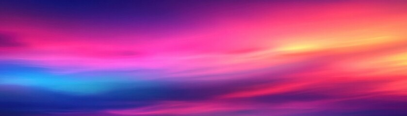 Fototapeta premium A vibrant gradient of pink, blue, and purple hues, creating a serene and dreamy atmosphere.
