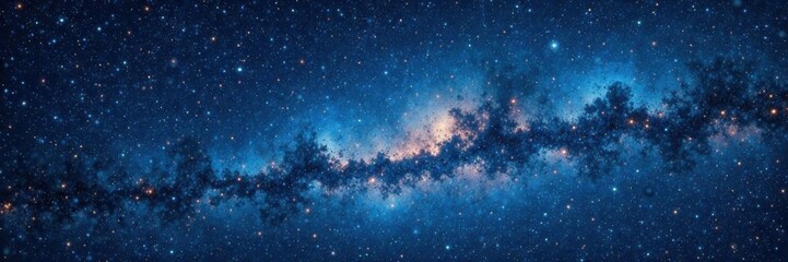 Obraz premium Starry night sky on vintage paper, sky, old, distressed