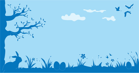 Ostern Hintergrund_blau