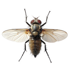 Tsetse fly isolated on transparent background, PNG