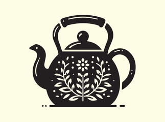 Black Teapot Silhouette 