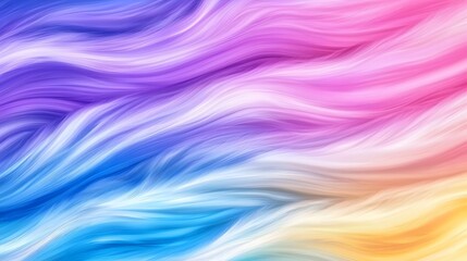 Fototapeta premium Colorful Abstract Waves of Soft Pastel Swirls in Gradient Motion