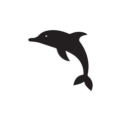 Fototapeta premium dolphin isolated on white background