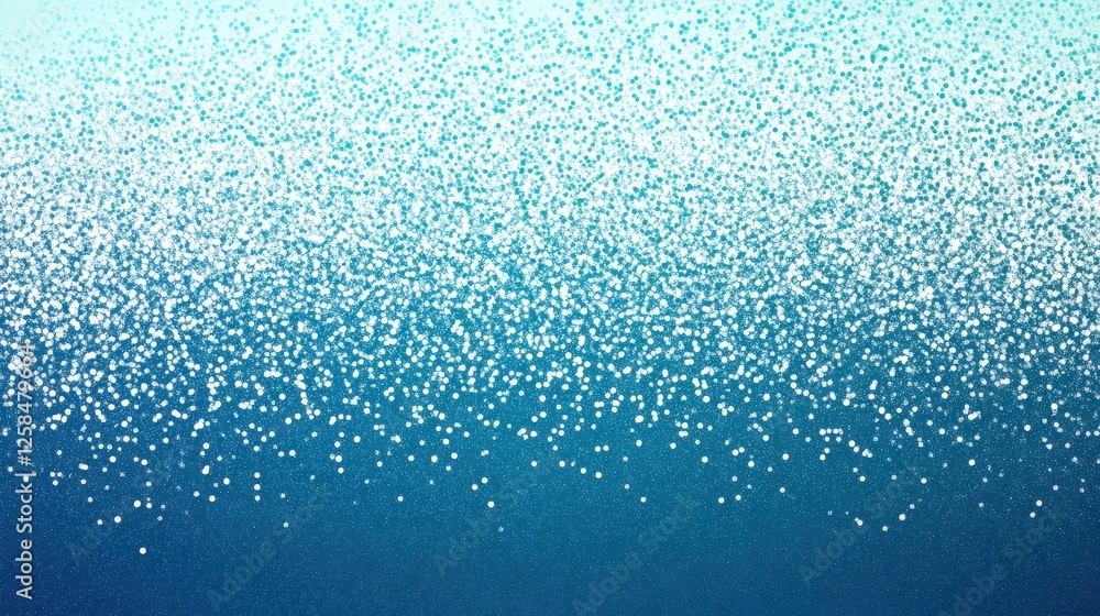 Poster gradient azure depths with sparkling celestial dust overlay effect