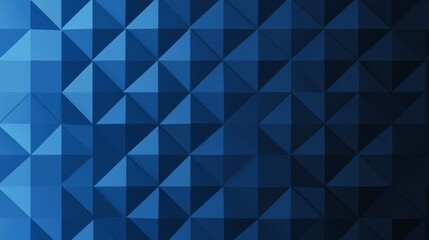 Fototapeta premium Gradient tiles in a triangular pattern, ranging from dark blue to light blue. generative ai