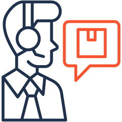 Obraz premium Shipping Agent icon