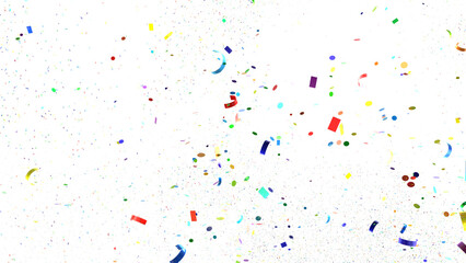 Sunburst and colorful confetti background frame illustration transparent PNG