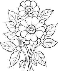 75 Flower Coloring Pages: Free Printable Sheets