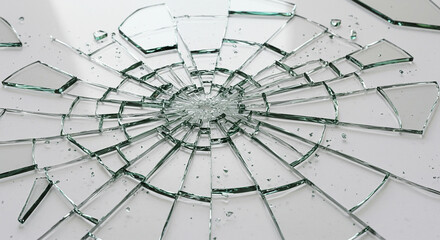 Obraz premium broken glass