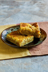 pumpkin cake squares