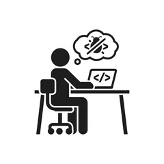 Programming Bug Fix Task Icon
