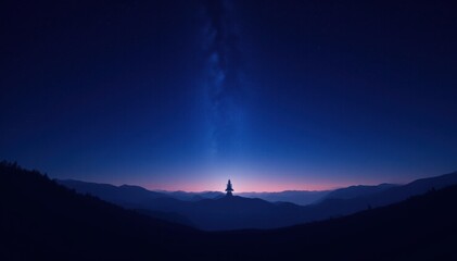 Fototapeta premium Vast starry night sky with twinkling stars and dark silhouette of a space shuttle in the distance , shuttle, cosmos, celestial