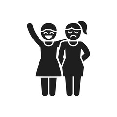 Emotional Contrast Friends Icon