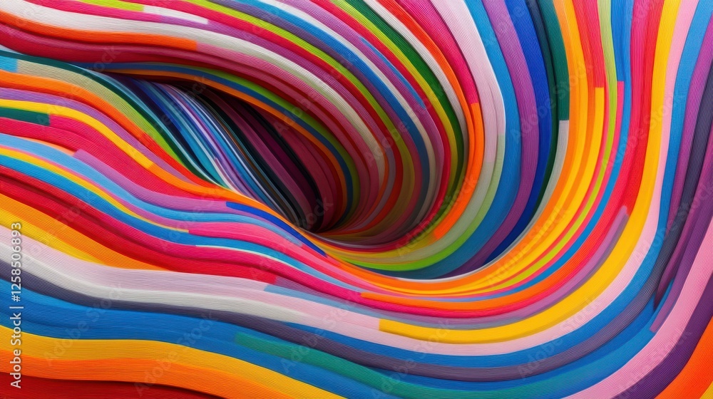Poster dynamic swirl of vibrant colors artistic abstract expression creative visual art backdrop concept