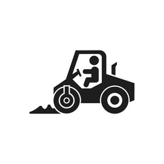 Construction Vehicle Operator Work Icon