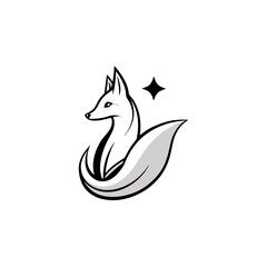 vector image of a horse
