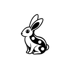 vector illustration of a rabbit