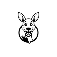 kangaroo head logo