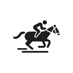 Horse Racing Sport Action Icon
