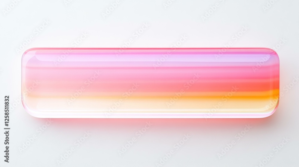 Poster gradient translucent rectangle with soft colors