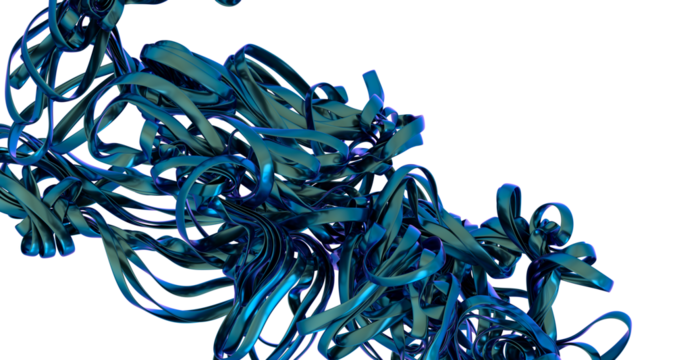 Abstract Ribbon Sculpture