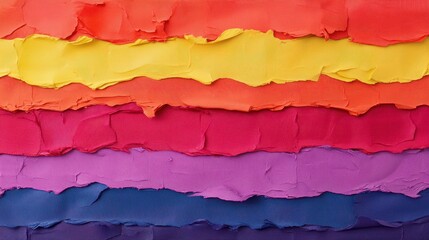 Rainbow Textured Colorful Paint Background Design