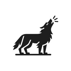Howling Wolf at Night Icon