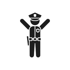 Police Officer Authority Icon