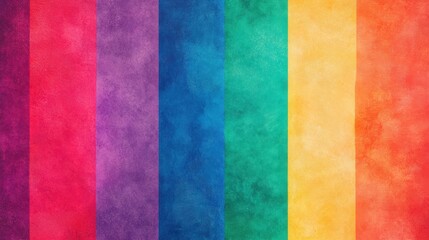 Fototapeta premium Spectrum of Color Vertical Panels Painting Style Texture Backdrop Artistic Celebration Vivid Hue Gradient