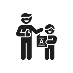Parent Rewarding Child Icon