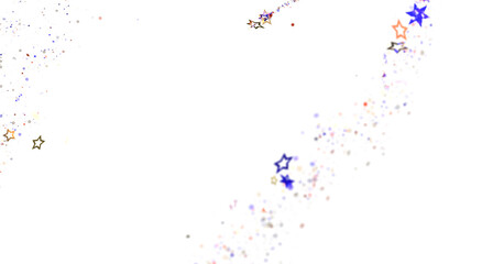 Abstract Colorful Confetti Explosion