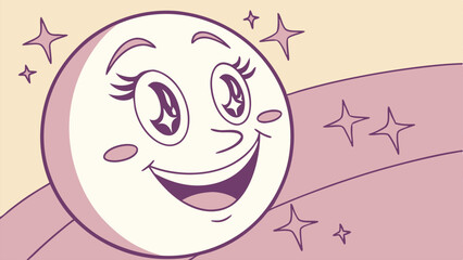 smile icon cartoon character