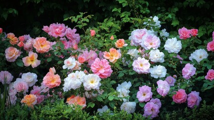 pink and white tulips