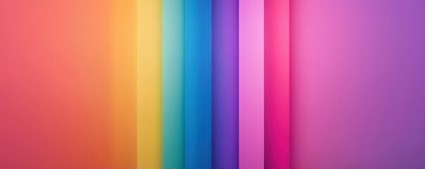 Obraz premium Rainbow Spectrum Gradient Stripes Background Design
