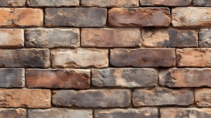 Rustic Brown Brick Wall Texture Background