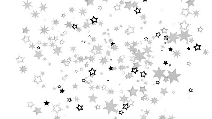 Abstract illustration with many stars in a dark background.