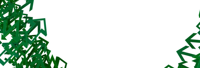 Abstract Green Arrows Background
