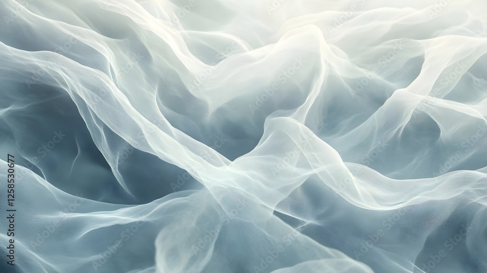 Poster abstract light texture: subtle fabric waves for modern background design