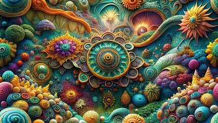 Biophilic Doodle Art: Organic Shapes & Nature-Inspired Designs