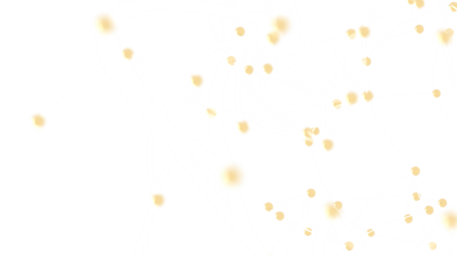 Abstract Gold Confetti on White Background