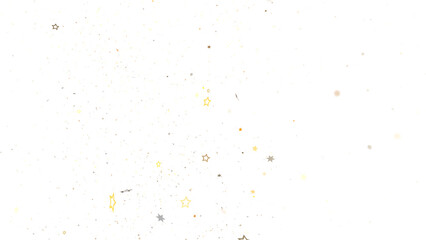 Golden Glitter on Black Background