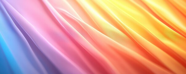Fototapeta premium Gradient Rainbow Flow Abstract Art
