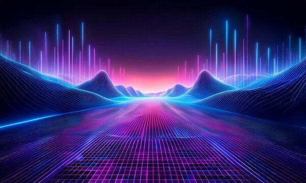 abstract binary code background