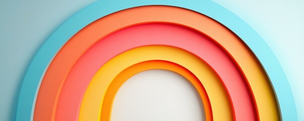 Fototapeta premium Abstract Rainbow Design Gradient Colors Graphic Art