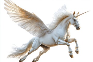 horse isolated on white