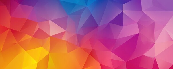Obraz premium Colorful Geometric Abstract Polygonal Pattern Design
