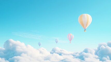 Fototapeta premium hot air balloon