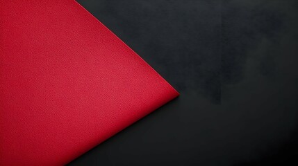 Red And Black Fabric Contrast Design