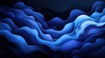 Dynamic Blue background with abstract shapes, ideal for design and banner templates. Featuring a vibrant dark theme with energetic composition and modern, artistic minimalist wallpaper.